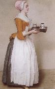 Jean-Etienne Liotard The Chocolate-Girl oil painting artist